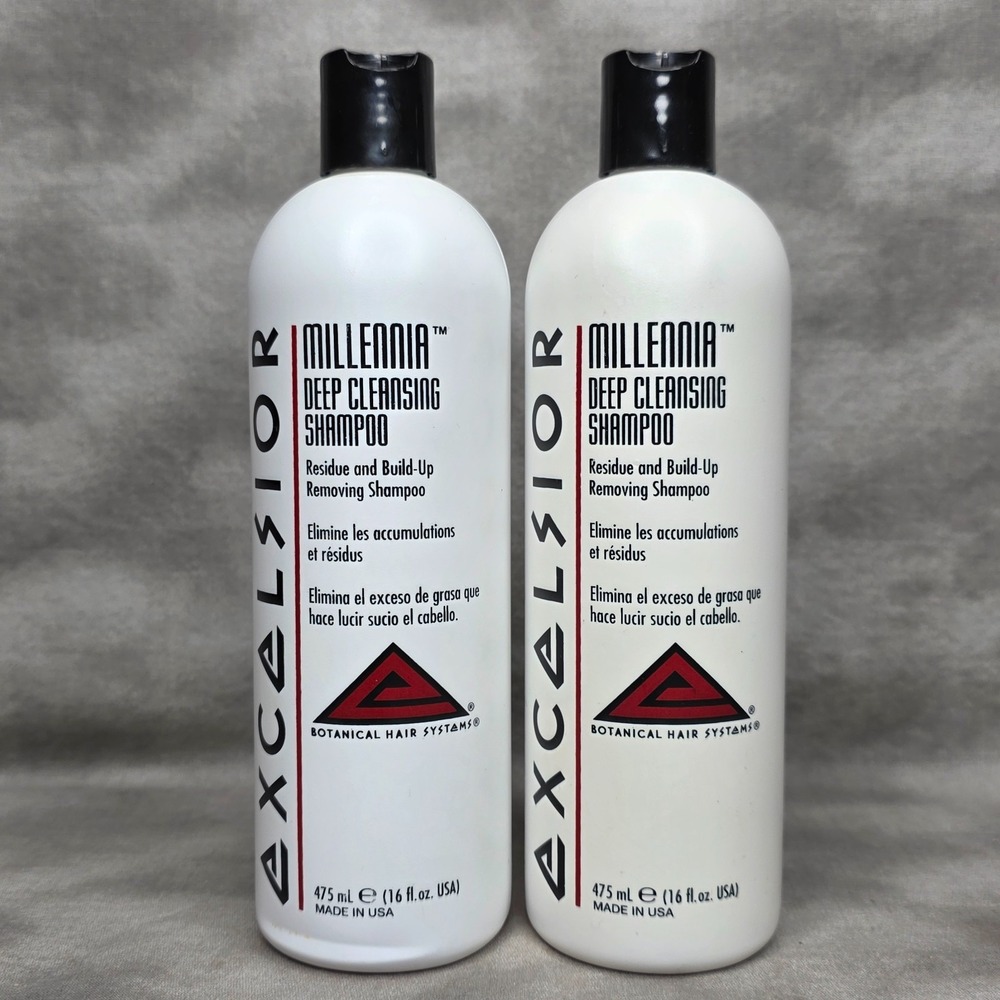 (X2) Excelsior Products Millennia Deep Cleansing Shampoo 16 fl oz